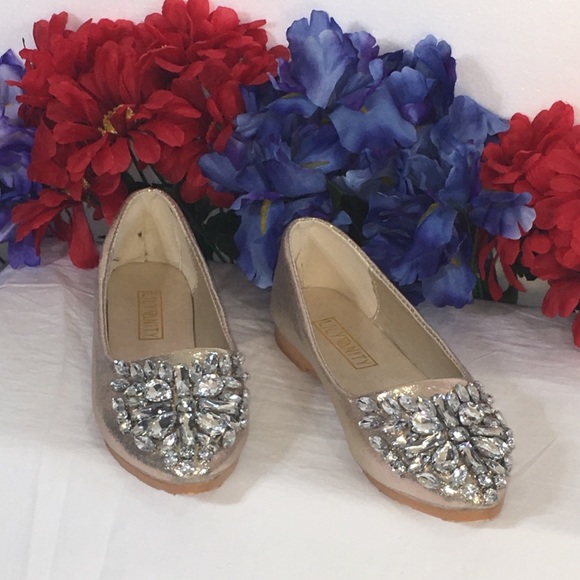 Lily Vanity, Crystal Embellished Flats - Picture 4 of 5